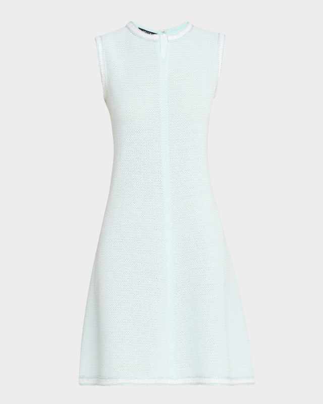 Modern-Fit Sleeveless Tweed Knit Dress